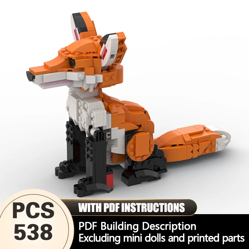 Creators Animal Series Model MOC Building Bricks Red Fox Modular Technology Gifts Holiday Assemble Children Toys Suit
Creators Animal Series Model MOC Building Bricks Red Fox Modular Technology Gifts Holiday Assemble Children Toys Suit