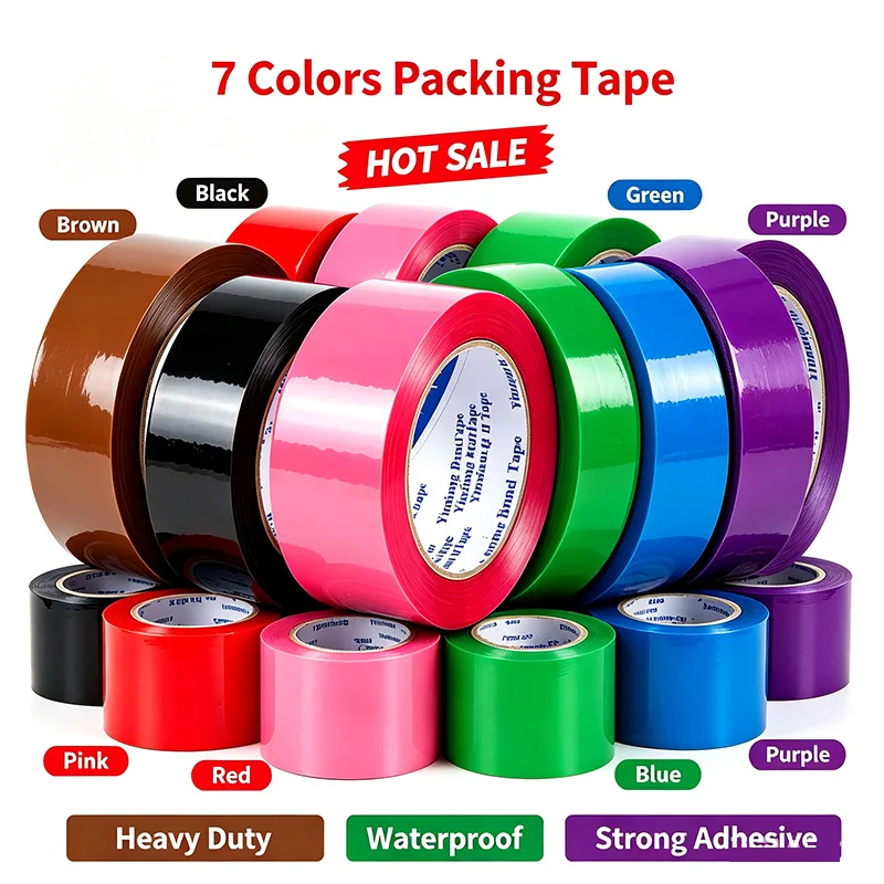 Colorful Wear-Resistant Single-Sided Adhesive Shipping Tape for Warehouse Parcel Packaging
Colorful Wear-Resistant Single-Sided Adhesive Shipping Tape for Warehouse Parcel Packaging