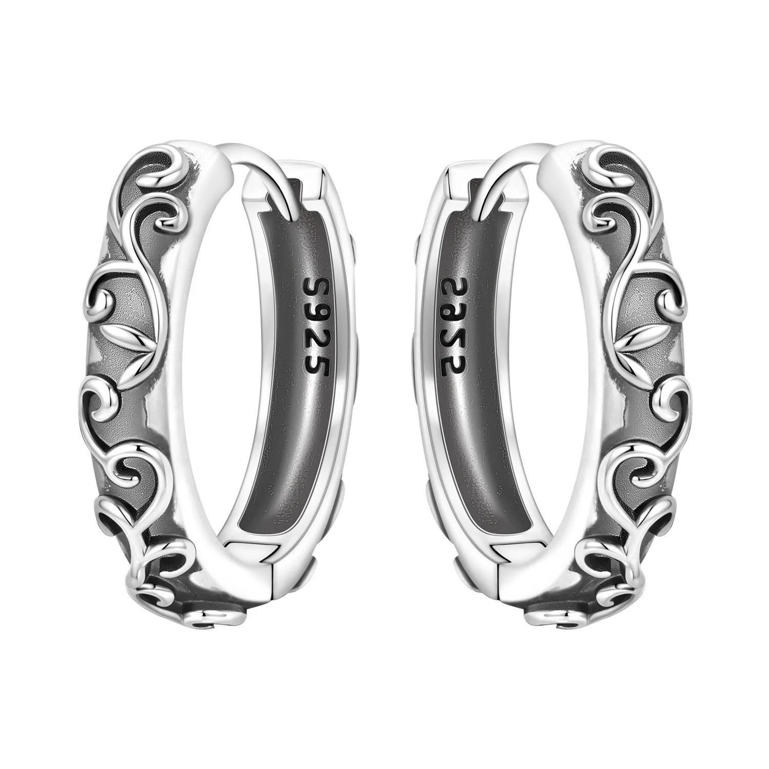 PANPOKI S925 Sterling Silver Vintage Vine Plants Earring Hoop Earring Women Jewelry Original Trendy Anniversary Gifts
PANPOKI S925 Sterling Silver Vintage Vine Plants Earring Hoop Earring Women Jewelry Original Trendy Anniversary Gifts