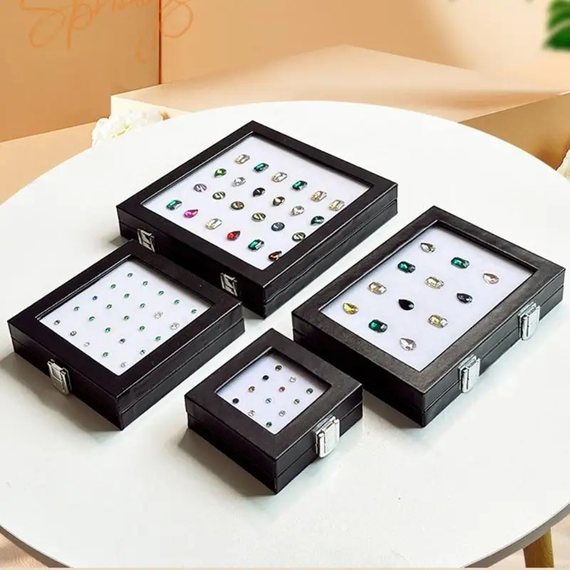 Compact Jewelry Display Case with Secure Clasp and Sponge Interior Collectibles Display Case for Gemstones Collection Y08E
Compact Jewelry Display Case with Secure Clasp and Sponge Interior Collectibles Display Case for Gemstones Collection Y08E