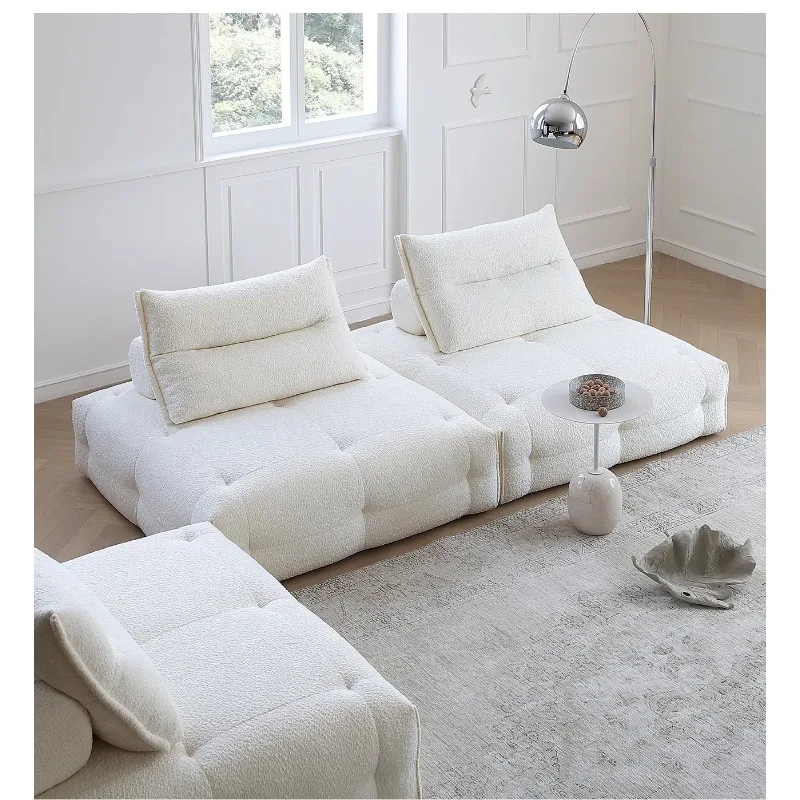 Modular combination sofa small apartment living room square tofu block lazy fabric sofa
Modular combination sofa small apartment living room square tofu block lazy fabric sofa