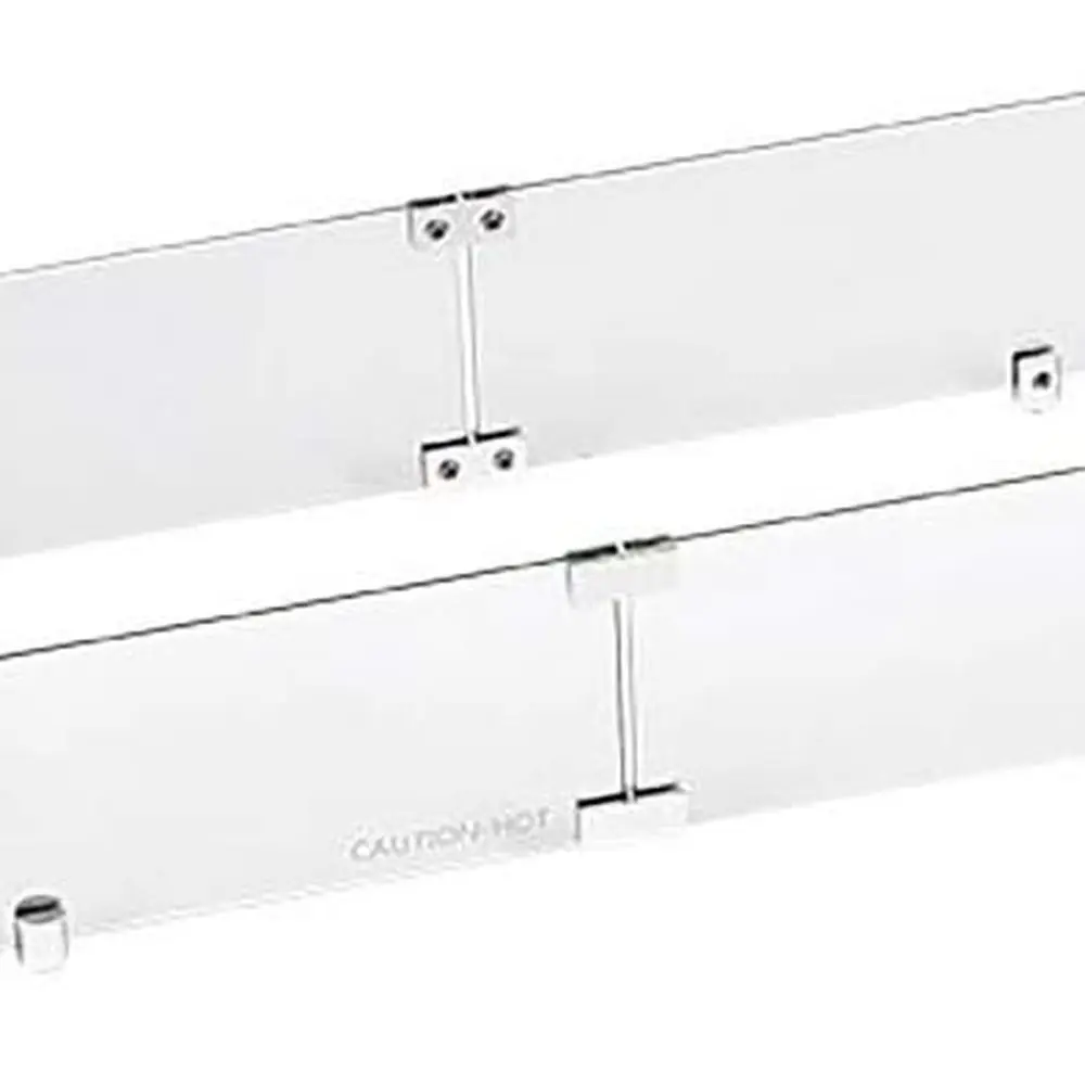 Стеклянная ветрозащита линейной ямы, 41,5x11,5 дюймов
Стеклянная ветрозащита линейной ямы, 41,5x11,5 дюймов