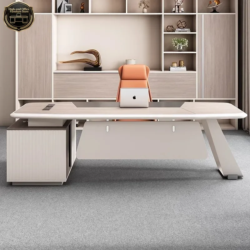 Korean Boss Office Desk1.8m Long Minimalist Modern Luxurious Computer Desk Chair Combination Aesthetic Ufficio Hotel Furniture
Korean Boss Office Desk1.8m Long Minimalist Modern Luxurious Computer Desk Chair Combination Aesthetic Ufficio Hotel Furniture