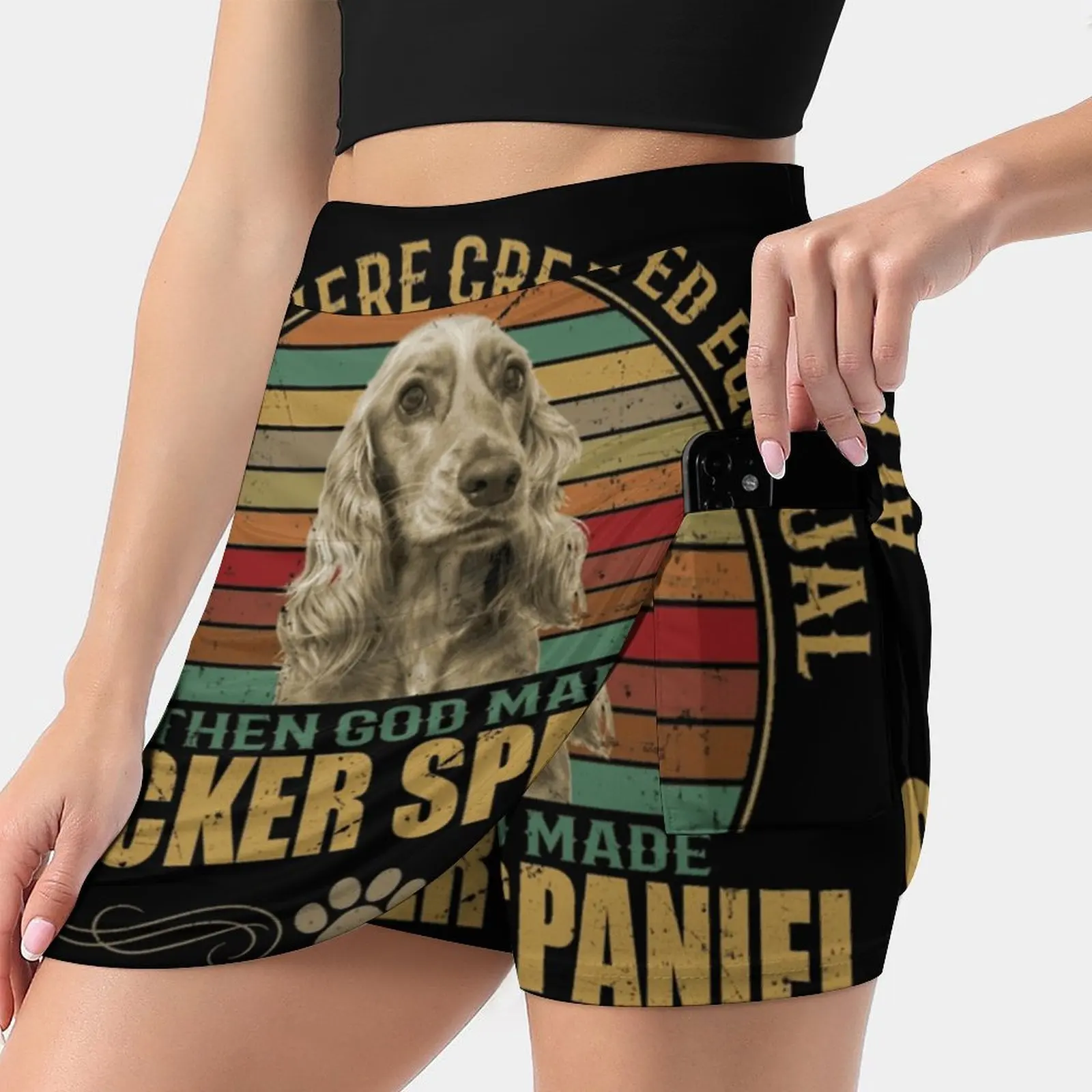 Cocker Spaniel New Women Skirts Double-Layer Printed Short Dress Mini Sport Skirt Cocker Spaniel Cocker Spaniel Cocker Spaniel
Cocker Spaniel New Women Skirts Double-Layer Printed Short Dress Mini Sport Skirt Cocker Spaniel Cocker Spaniel Cocker Spaniel