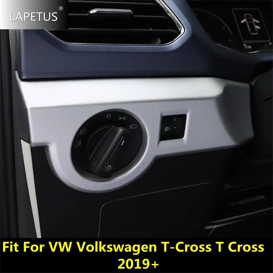 ABS Auto Headlight Head Lights Lamps Control Control Accessories Panel Cover Trim For VW Volkswagen T-Cross T Cross 2019 - 2023
ABS Auto Headlight Head Lights Lamps Control Control Accessories Panel Cover Trim For VW Volkswagen T-Cross T Cross 2019 - 2023