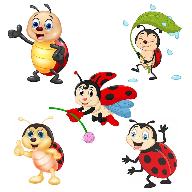 T333# Lovely LadyBug Cartoon Wall Stickers For Kids Decorative Decals For Nursery Room Funny Car Stickers
T333# Lovely LadyBug Cartoon Wall Stickers For Kids Decorative Decals For Nursery Room Funny Car Stickers
