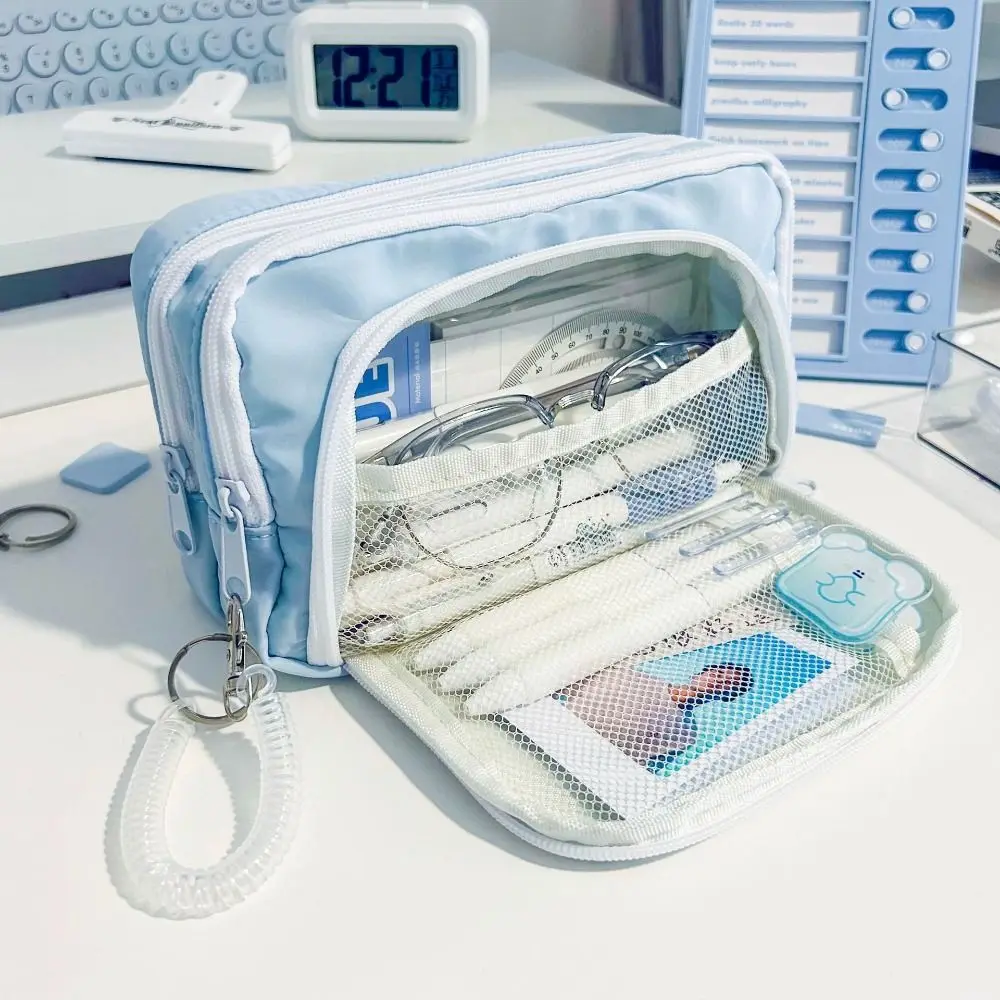 Large Capacity Double Layer Multifunctional Makeup Cosmetic Bag Desktop Storage Bag Studen Stationery Bag Pen Case Pencil Pouch
Large Capacity Double Layer Multifunctional Makeup Cosmetic Bag Desktop Storage Bag Studen Stationery Bag Pen Case Pencil Pouch