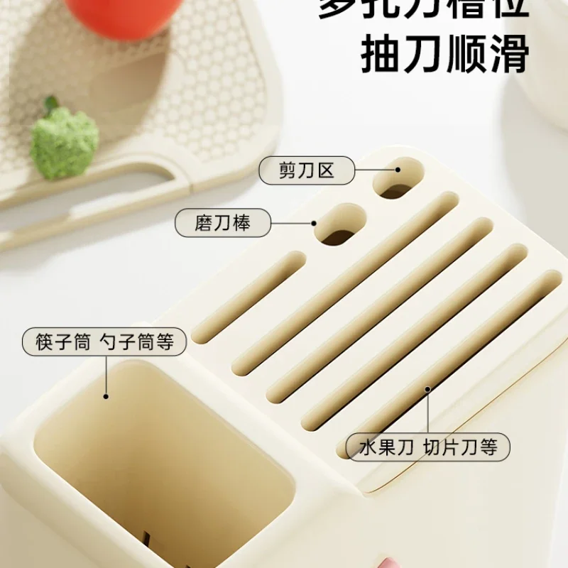 Shuaishi 2023 New Knife Holder Storage Rack Kitchen Kitchen Kitchen Knife Chopstick Integrated Household Multifunctional Knife S
Shuaishi 2023 New Knife Holder Storage Rack Kitchen Kitchen Kitchen Knife Chopstick Integrated Household Multifunctional Knife S