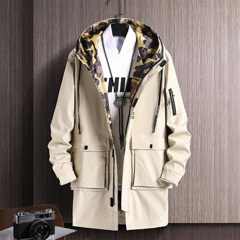 2023 Men's Windbreaker Hooded Spring Autumn Long Jackets Coat Men Korean Style Black 90x Male Trench Large Size Big 7XL 8XL Gown
2023 Men's Windbreaker Hooded Spring Autumn Long Jackets Coat Men Korean Style Black 90x Male Trench Large Size Big 7XL 8XL Gown