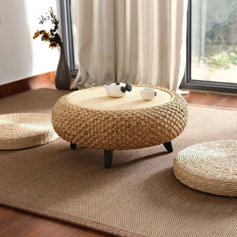 Rattan Japanese Tatami Simple Platform Bay Window Kang Table Tea Table Solid Wood Balcony Window Sill Small Table
Rattan Japanese Tatami Simple Platform Bay Window Kang Table Tea Table Solid Wood Balcony Window Sill Small Table