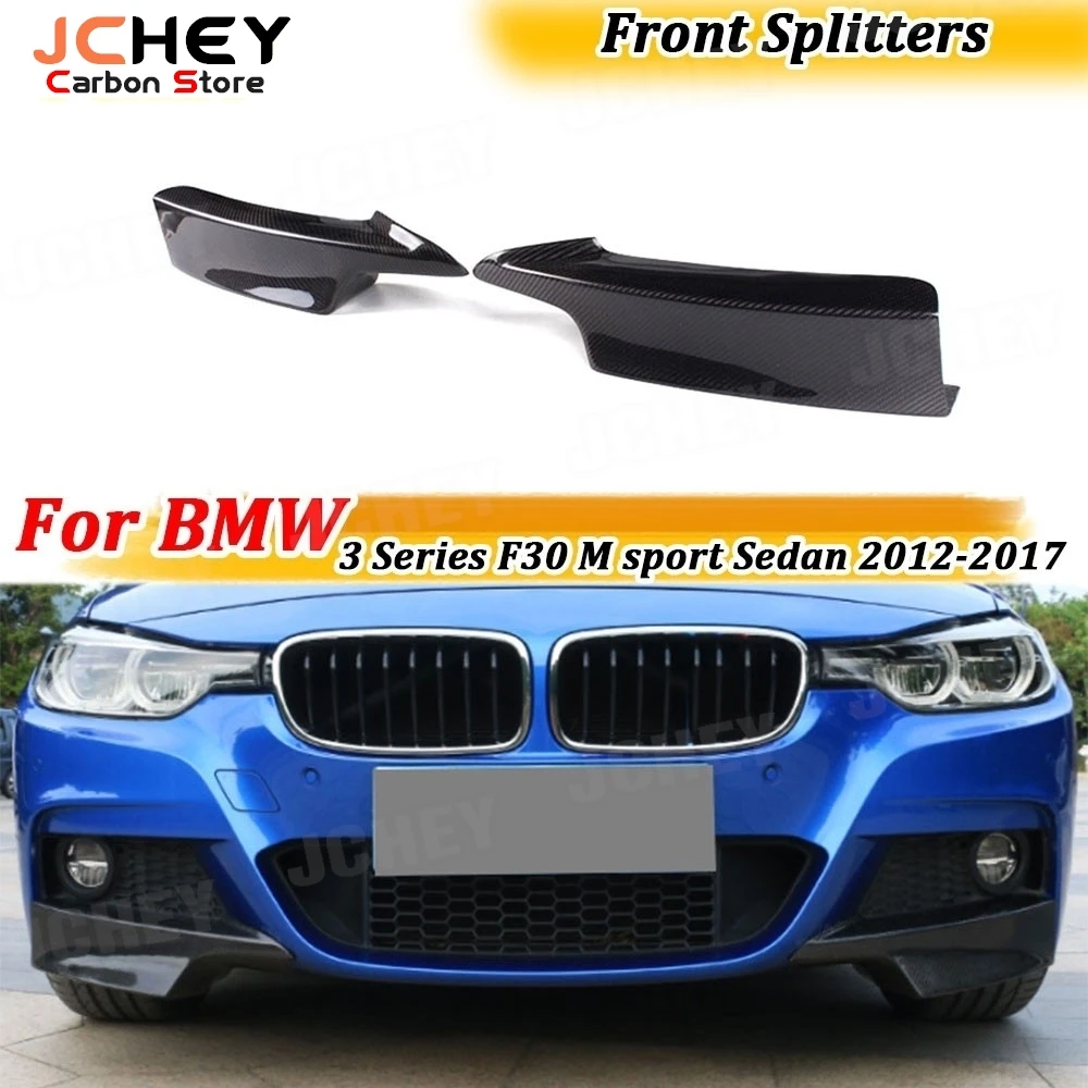 JCHEY Real Carbon Fiber Front Bumper Lip Splitter Flaps For BMW 3 Series F30 M sport Sedan 2012-2017 Front Splitter Lips
JCHEY Real Carbon Fiber Front Bumper Lip Splitter Flaps For BMW 3 Series F30 M sport Sedan 2012-2017 Front Splitter Lips