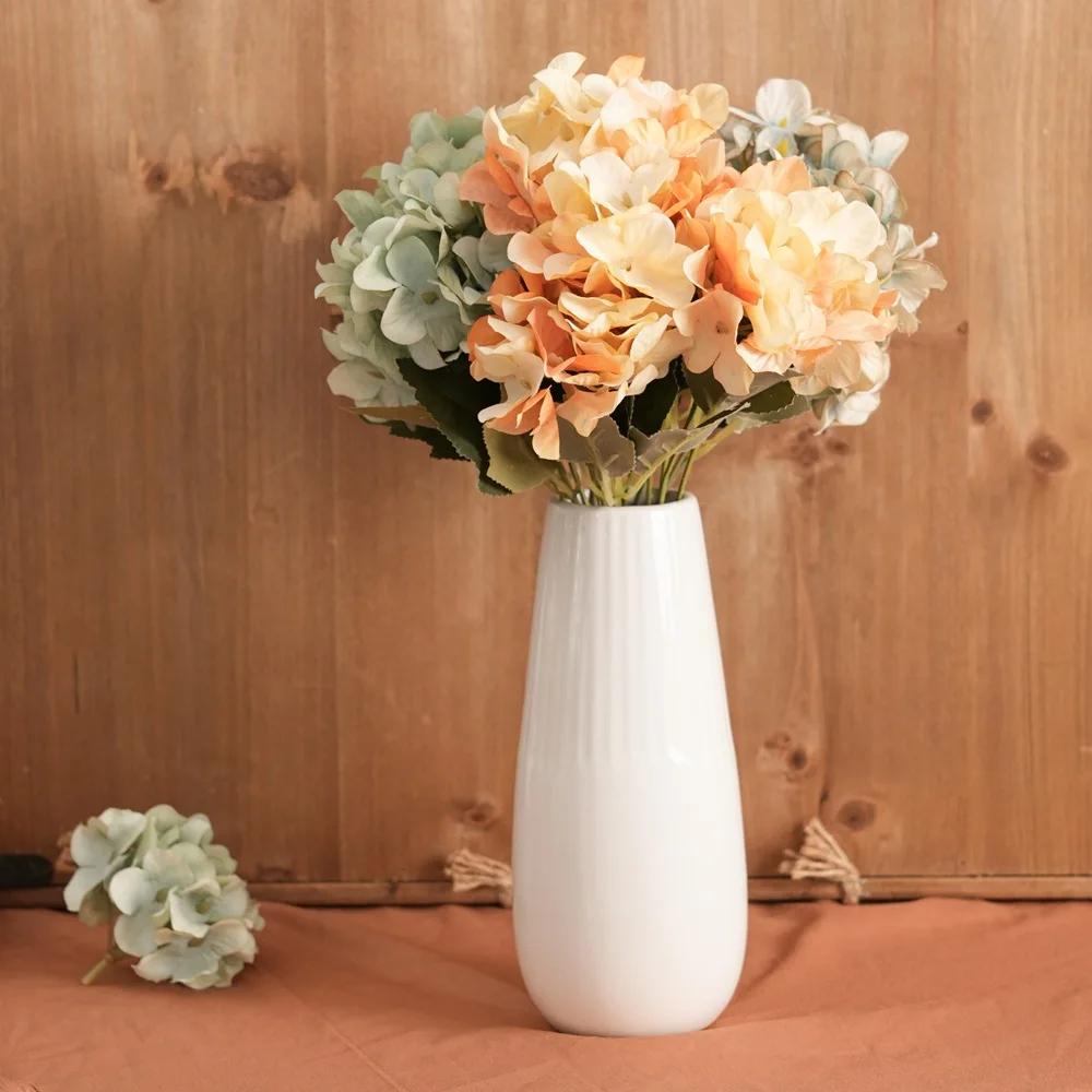 Artificial Hydrangea silk Flowers Home Room vases table Accessories Wedding wall Diy gift box Bridal Bouquet Holiday Party Decor
Artificial Hydrangea silk Flowers Home Room vases table Accessories Wedding wall Diy gift box Bridal Bouquet Holiday Party Decor