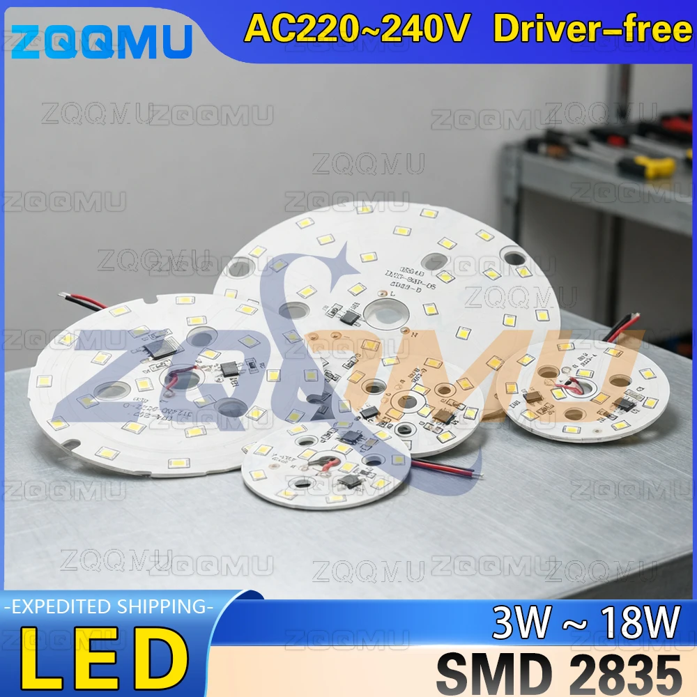 220V Driver-free LED Chip 3W 5W 7W 9W 12W 15W 18W High Voltage Round Panel Board DIY Light Source Module AC Direct Connection
220V Driver-free LED Chip 3W 5W 7W 9W 12W 15W 18W High Voltage Round Panel Board DIY Light Source Module AC Direct Connection