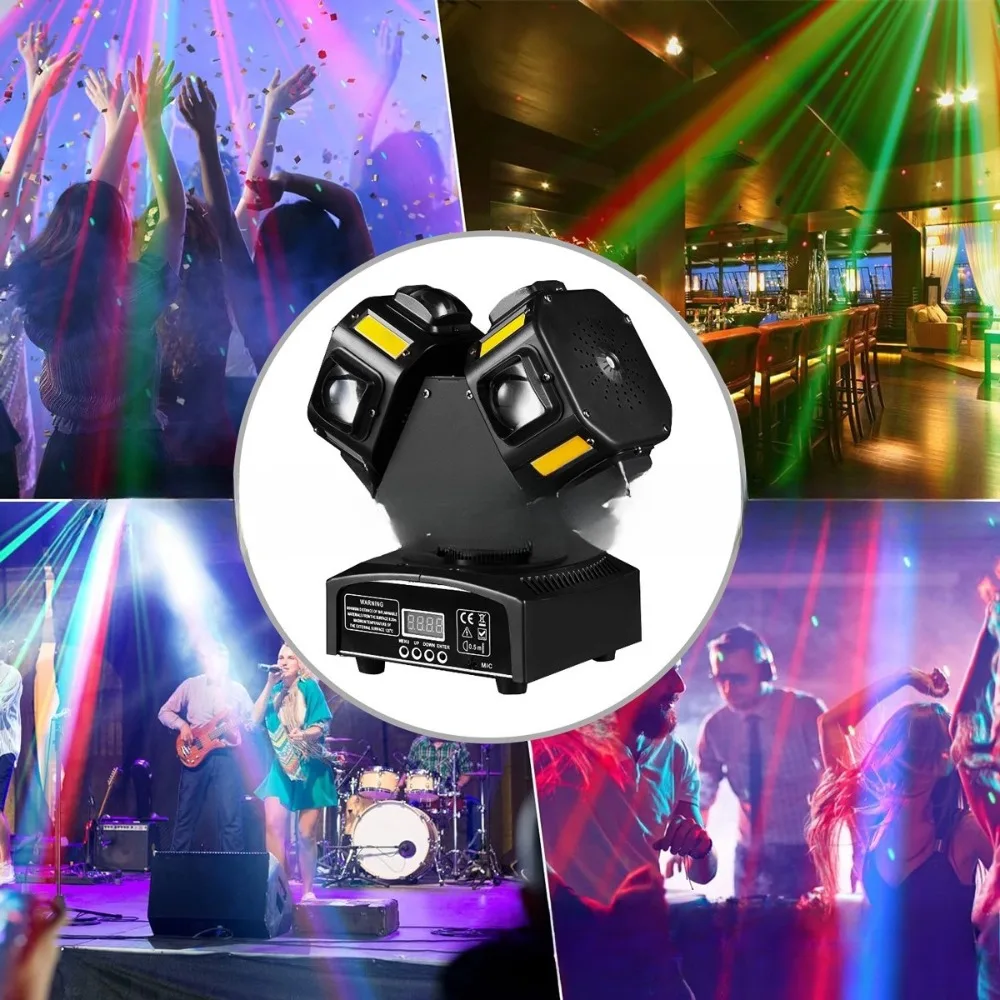 Moving Head Beam of Light Laser Light Double-headed Small Gecko LED Stage Strobe Stepless Rotating KTV Bar Dancing
Moving Head Beam of Light Laser Light Double-headed Small Gecko LED Stage Strobe Stepless Rotating KTV Bar Dancing