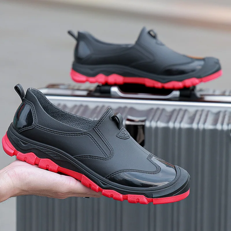 Новая уличная нескользящая легкая обувь, мужские непромокаемые сапоги, водонепроницаемая резиновая обувь для рыбалки, прочная водонепроницаемая резиновая обувь для рыбалки
Новая уличная нескользящая легкая обувь, мужские непромокаемые сапоги, водонепроницаемая резиновая обувь для рыбалки, прочная водонепроницаемая резиновая обувь для рыбалки