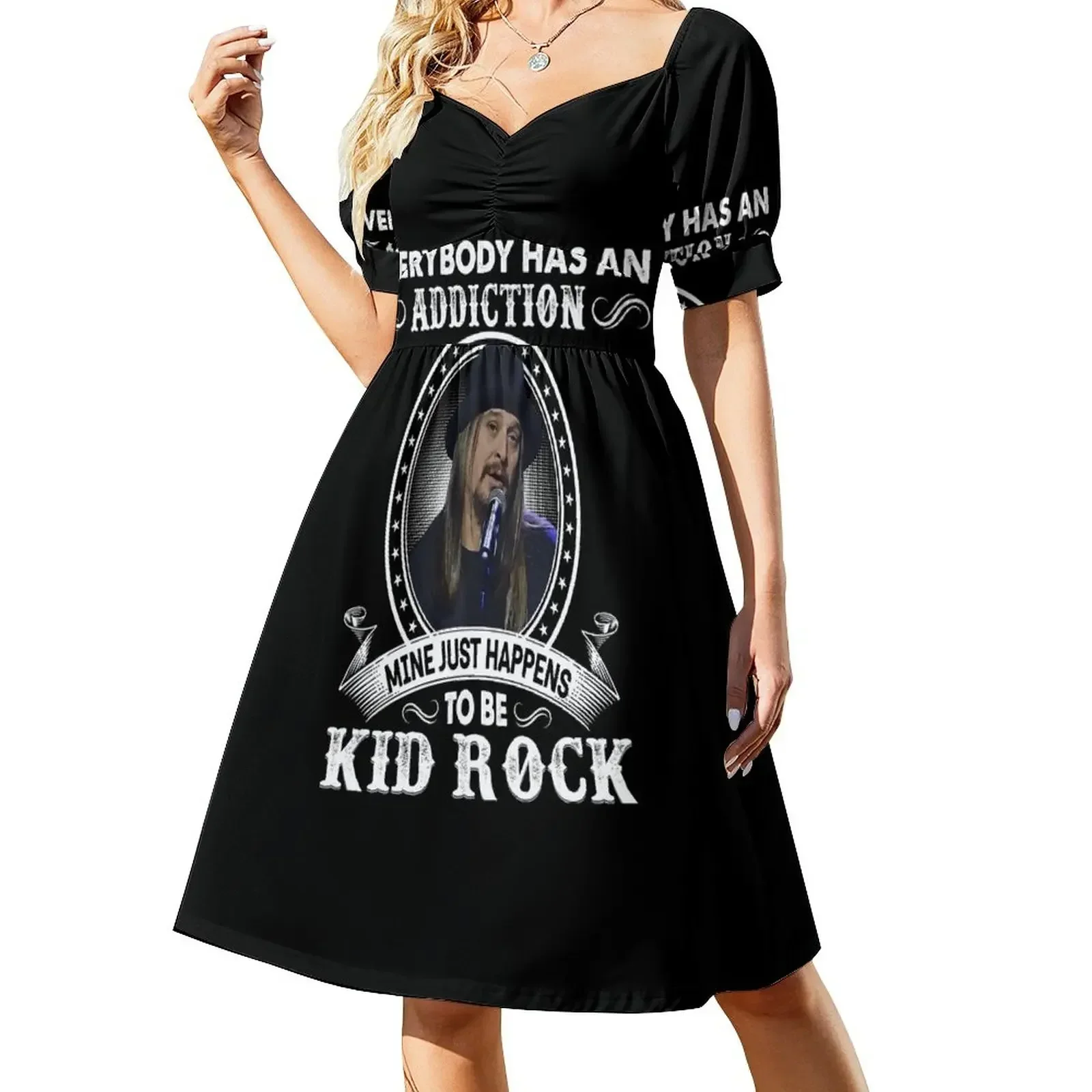 Everybody Has An Addiction Mine Just Happens To Be Kid Rock Classic Short-Sleeved Dress dress for women summer
Everybody Has An Addiction Mine Just Happens To Be Kid Rock Classic Short-Sleeved Dress dress for women summer