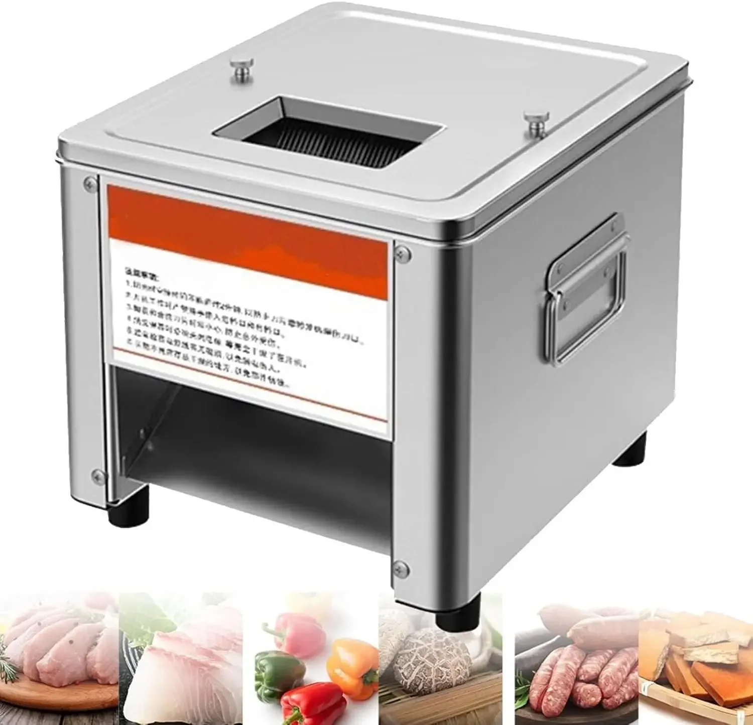 3 in 1 Electric Meat Slicer for Cutting,Commercial Electric Meat Cutter,Shredding-Multi-function with Extended Blade Cleaning To
3 in 1 Electric Meat Slicer for Cutting,Commercial Electric Meat Cutter,Shredding-Multi-function with Extended Blade Cleaning To