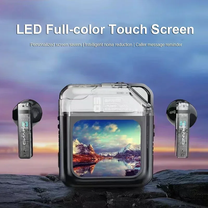 Active Noise Cancellation True Headphone2024 LED Color Screen Earphones Bluetooth 5.0 Wireless Touch Control Half in Ear Sports
Active Noise Cancellation True Headphone2024 LED Color Screen Earphones Bluetooth 5.0 Wireless Touch Control Half in Ear Sports