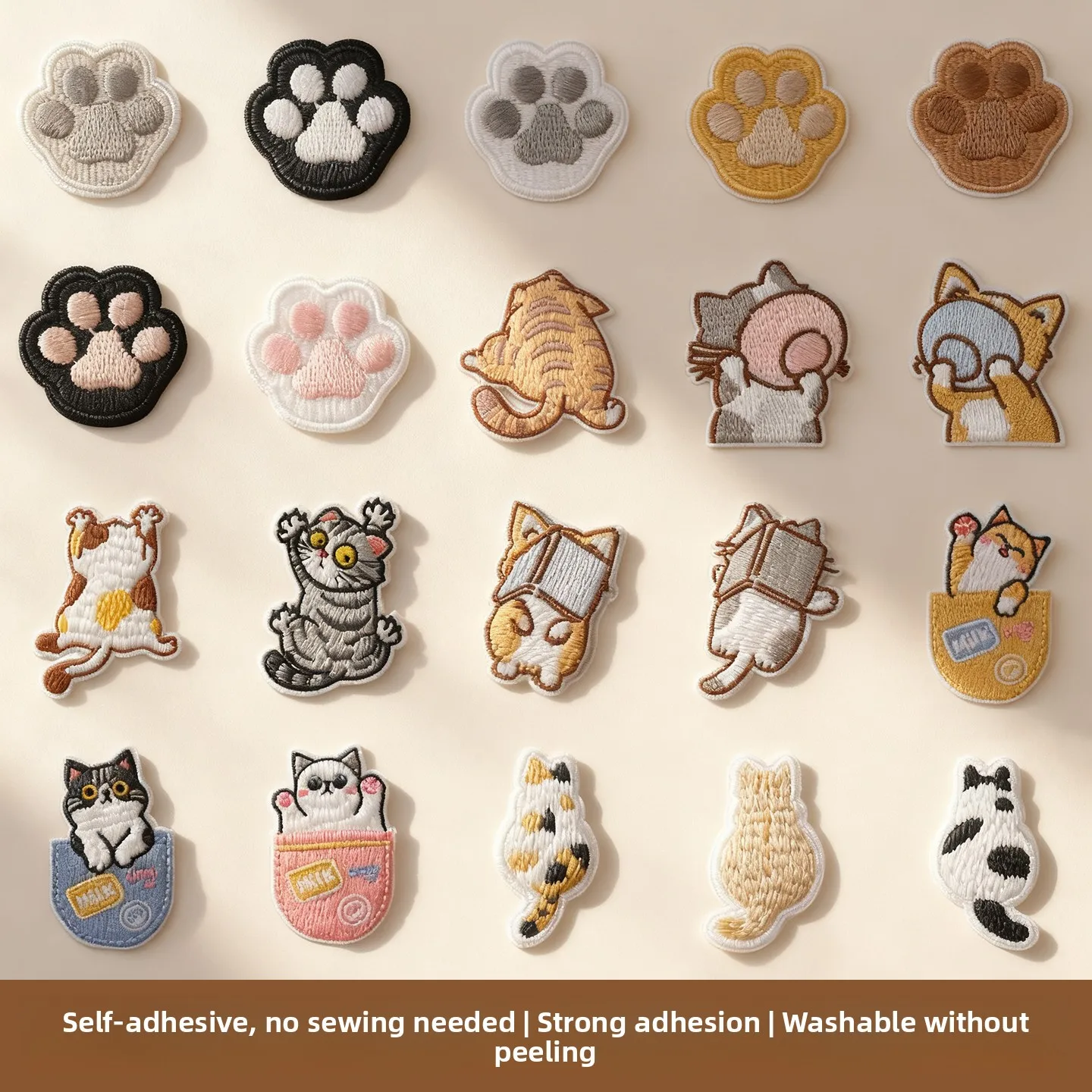 High-End Embroidered Patch for down Jaet Hole Repair Self-Adhesive Sewl Clothing Stier Animal Pattern Fabric Patch
High-End Embroidered Patch for down Jaet Hole Repair Self-Adhesive Sewl Clothing Stier Animal Pattern Fabric Patch