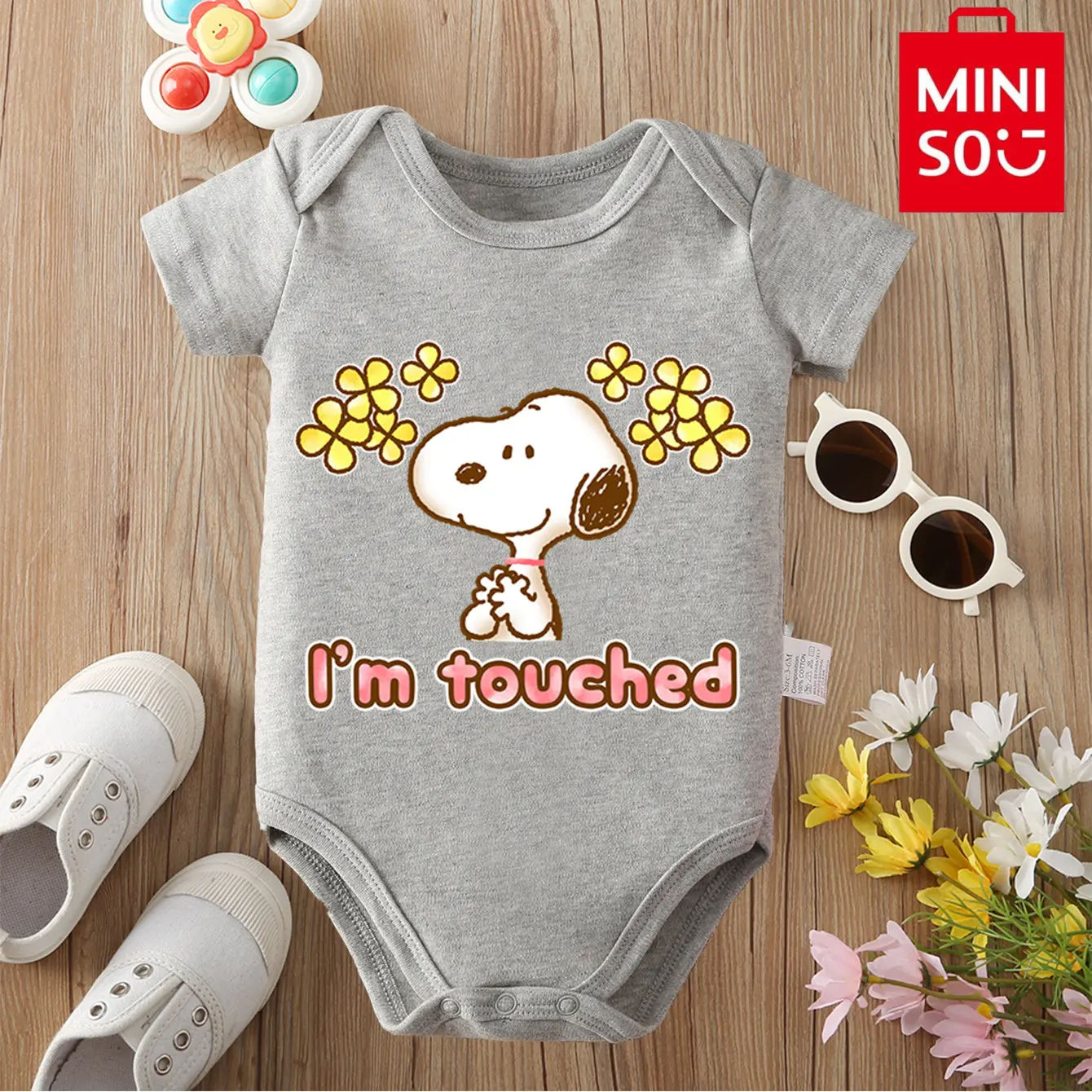 MINISO Lovely Snoopy Pure Cotton Bodysuit Soft Baby Cloths Best Gift for Baby Onesie Jumpsuit for 0 To 12 Months Cute Newborn
MINISO Lovely Snoopy Pure Cotton Bodysuit Soft Baby Cloths Best Gift for Baby Onesie Jumpsuit for 0 To 12 Months Cute Newborn