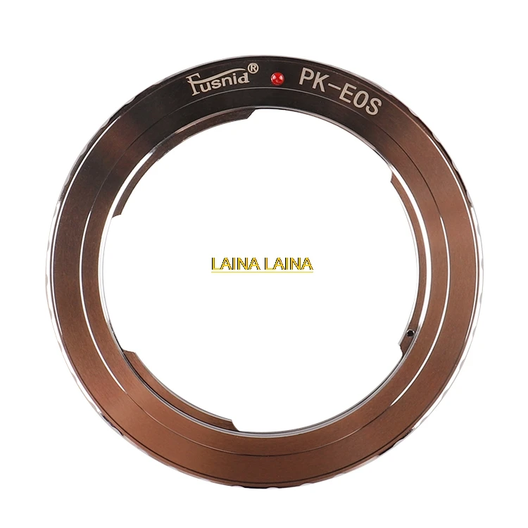 PK-EOS Mount Adapter Ring for Pentax K mount Lens to Canon EOS EF mount Camera
PK-EOS Mount Adapter Ring for Pentax K mount Lens to Canon EOS EF mount Camera