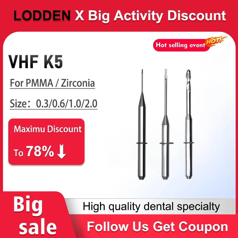 Стоматологические боры, фрезерные лабораторные шлифовальные VHF K5, алмазное покрытие D3, CAD CAM, фрезерные сверла для циркония, ПММА, одиночные
Стоматологические боры, фрезерные лабораторные шлифовальные VHF K5, алмазное покрытие D3, CAD CAM, фрезерные сверла для циркония, ПММА, одиночные