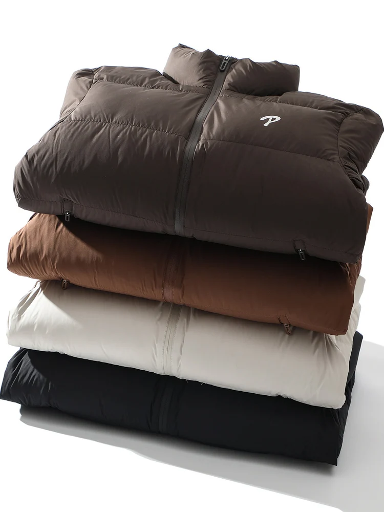 Мужская пуховая куртка Extreme Cold Series: теплая, свободного кроя, с воротником-стойкой, белая, из утиного пуха, для активного отдыха, утолщенная
Мужская пуховая куртка Extreme Cold Series: теплая, свободного кроя, с воротником-стойкой, белая, из утиного пуха, для активного отдыха, утолщенная