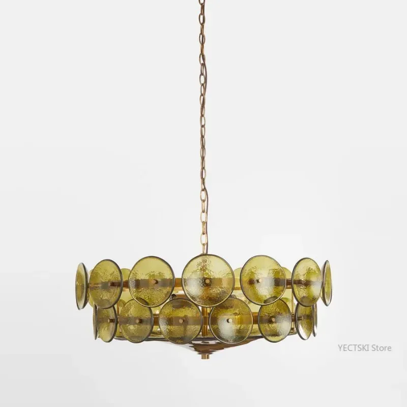 GHEUVNJ French retro design, brown glass living room light, American minimalist bedroom, light luxury dining room pendant light
GHEUVNJ French retro design, brown glass living room light, American minimalist bedroom, light luxury dining room pendant light