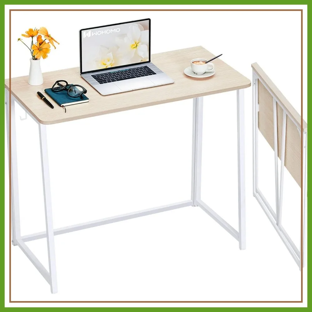 Folding Desk 31.5" for Small Spaces, Space Saving Computer Table Writing Workstation Home Office, Easy Assembly, Oak
Folding Desk 31.5" for Small Spaces, Space Saving Computer Table Writing Workstation Home Office, Easy Assembly, Oak