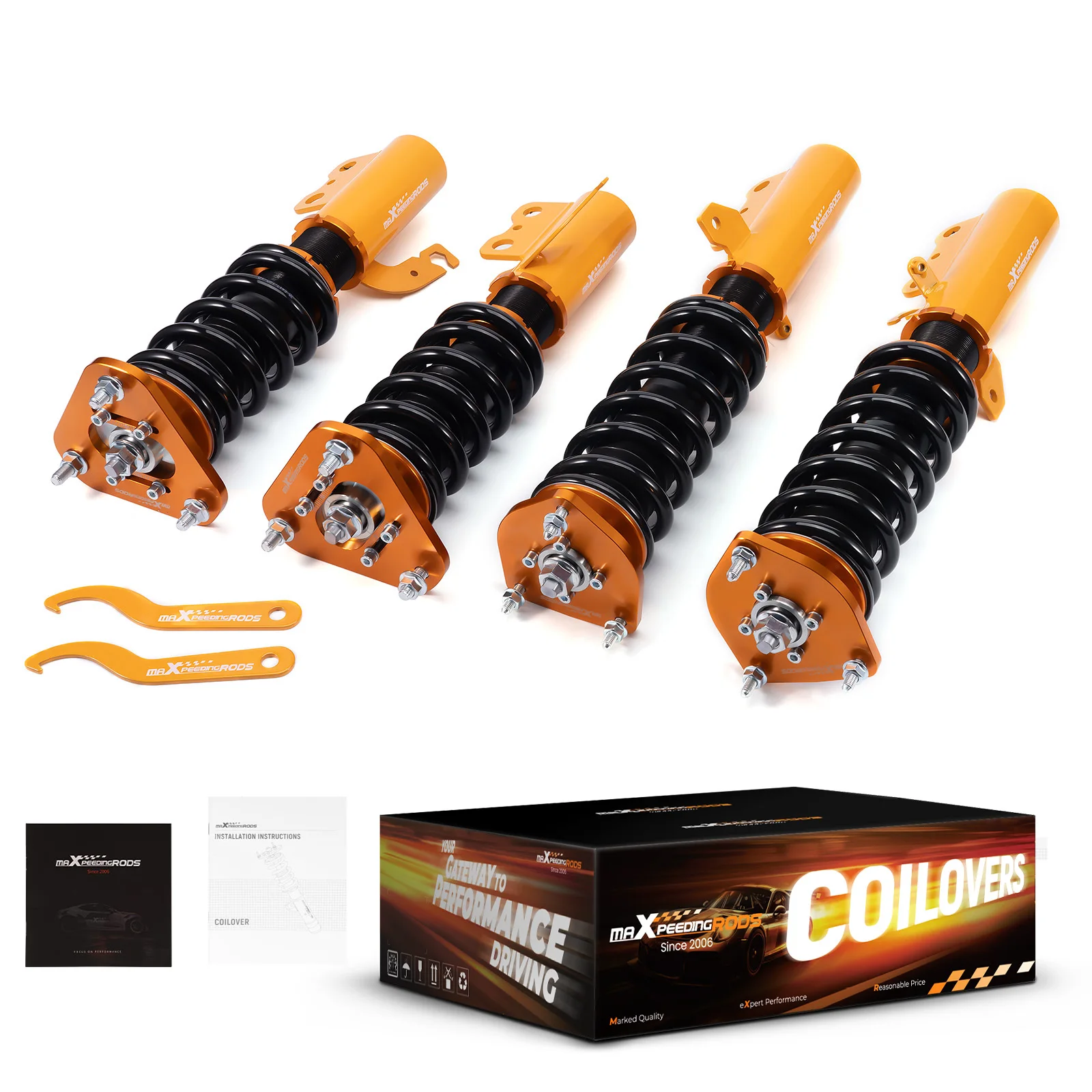 Shocks Struts Coilover Lowering Kit for Toyota Celica ST GT GT-S 90-93
Shocks Struts Coilover Lowering Kit for Toyota Celica ST GT GT-S 90-93