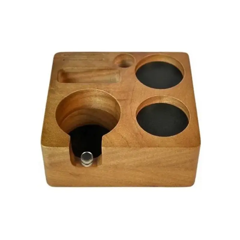 AEE2-Adjustable Multifunctional Wooden Coffee Tamper Base Holder Accessories For Portafilters Powder Pressing Seat
AEE2-Adjustable Multifunctional Wooden Coffee Tamper Base Holder Accessories For Portafilters Powder Pressing Seat