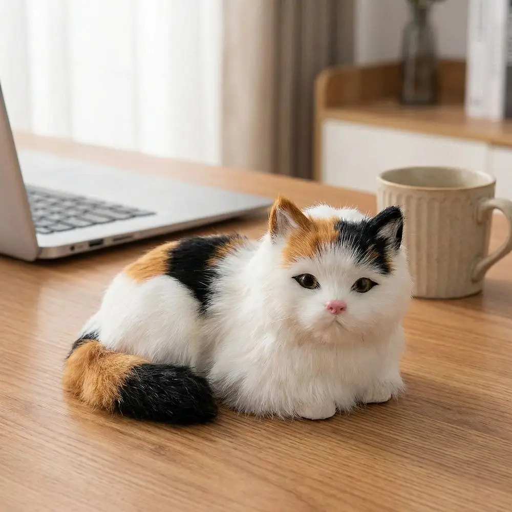Cute Cozy Fluffy Plush Cat Ornaments Long Hair Cartoon Simulation Cat Doll Soft Realistic Kitten Decoration Home Decor
Cute Cozy Fluffy Plush Cat Ornaments Long Hair Cartoon Simulation Cat Doll Soft Realistic Kitten Decoration Home Decor