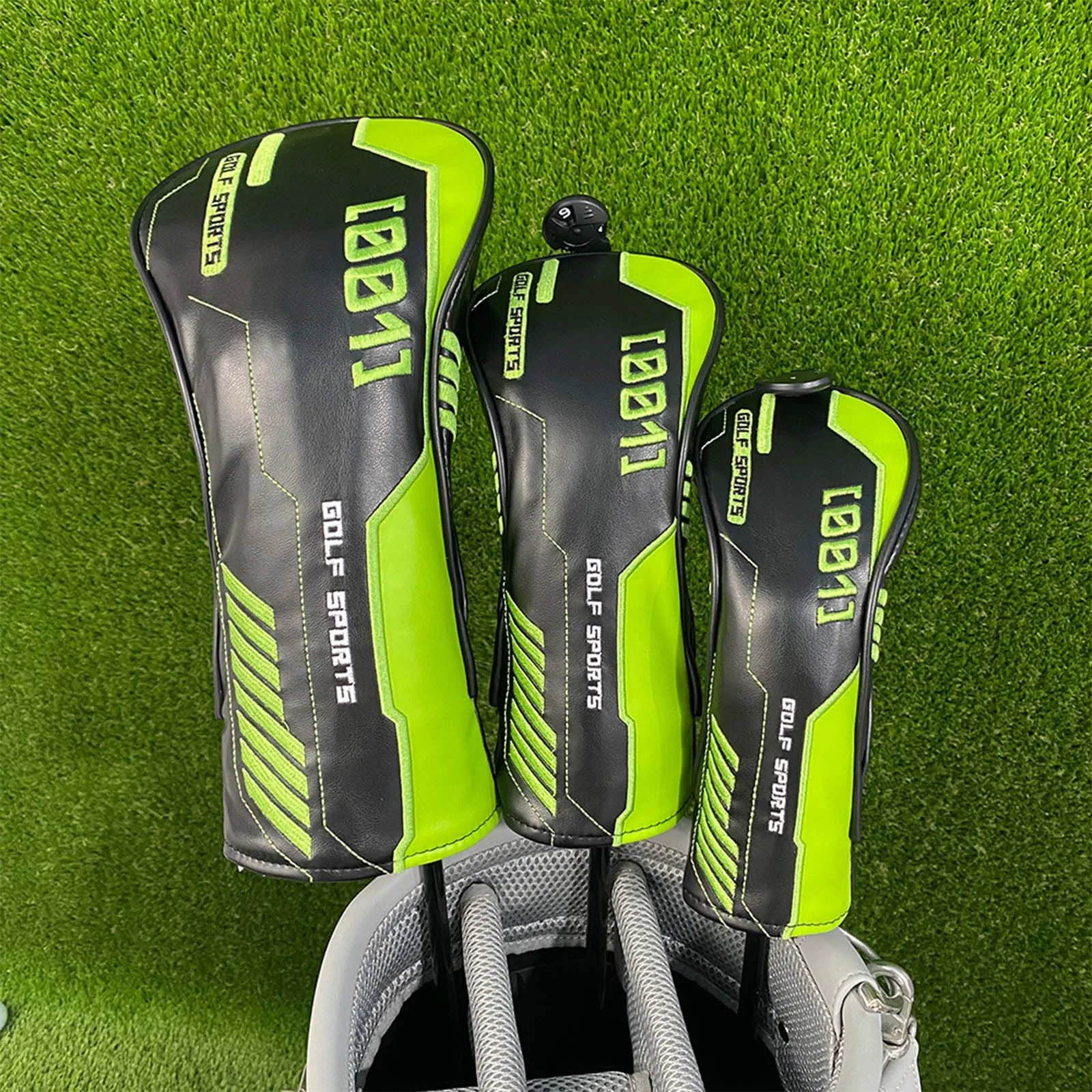 Golf Club Head Cover Letter Embroidery Color Block PU Leather Protective Headcover Golfer Accessories
Golf Club Head Cover Letter Embroidery Color Block PU Leather Protective Headcover Golfer Accessories