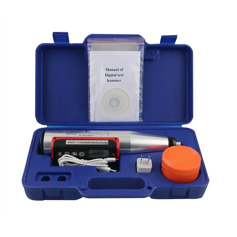 new2025HT-225Q Digital Concrete Rebound Resiliometer Hammer Tester with Touchscreen Component Storage 10-70MPa
new2025HT-225Q Digital Concrete Rebound Resiliometer Hammer Tester with Touchscreen Component Storage 10-70MPa
