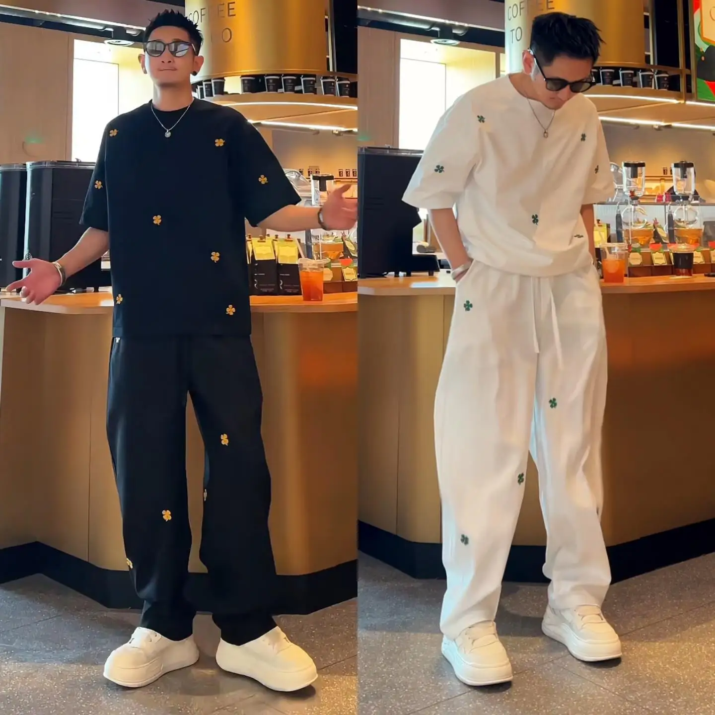 Spring Fashion Loose Fit round Neck Short Sleeve Two Piece Set for Men Youth Style Straight Leg Pants Comfortable Cotton T-Shirt
Spring Fashion Loose Fit round Neck Short Sleeve Two Piece Set for Men Youth Style Straight Leg Pants Comfortable Cotton T-Shirt