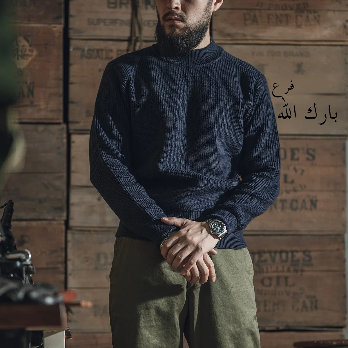 Red Bronson Men's Thiened Heavy Gauge Wool Sweater f High Collar Crew Ne Knitwear Winter Casual Slim Fit Long Sve
Red Bronson Men's Thiened Heavy Gauge Wool Sweater f High Collar Crew Ne Knitwear Winter Casual Slim Fit Long Sve
