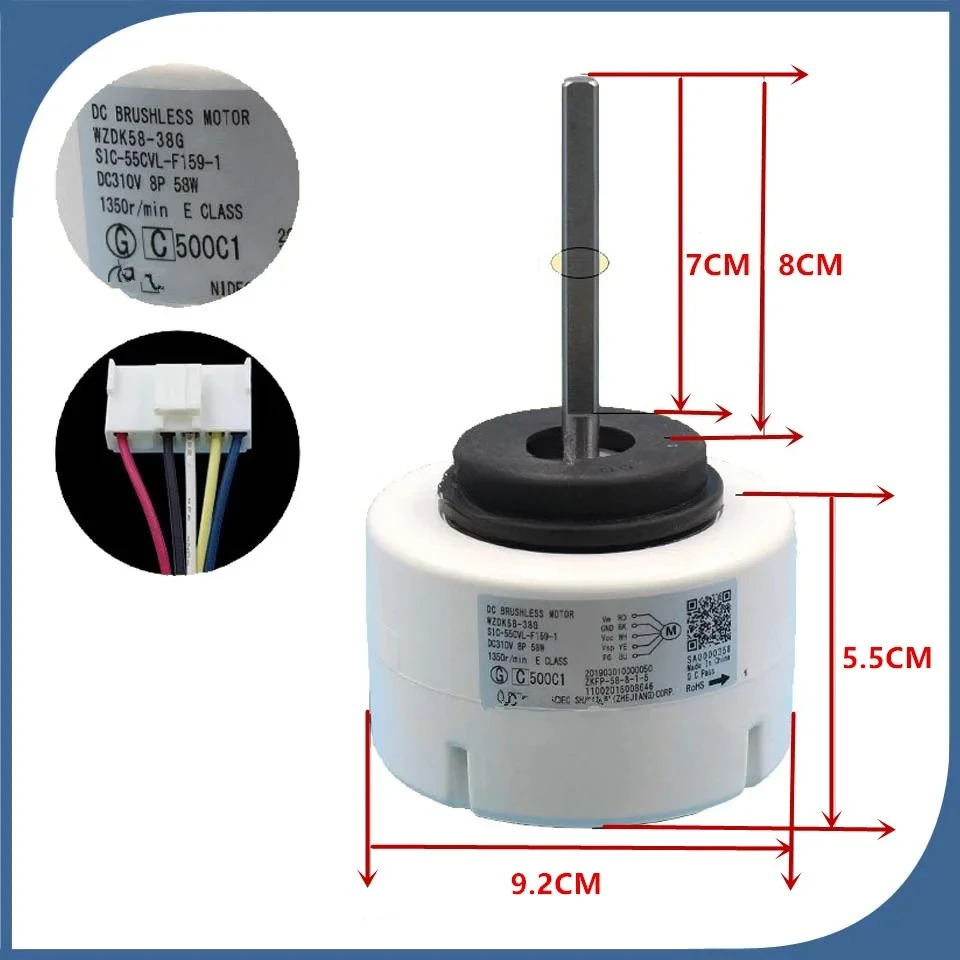New for midea Air conditioner motor WZDK58-38G SIC-55CVL-F159-1 part
New for midea Air conditioner motor WZDK58-38G SIC-55CVL-F159-1 part