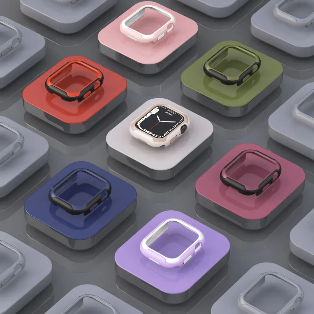 Case for Apple Watch Series 8 7 6 5 4 SE Compatible 40mm 41mm 44mm 45mm Screen Protector Cover Bumper for iWatch Smart Bracelet
Case for Apple Watch Series 8 7 6 5 4 SE Compatible 40mm 41mm 44mm 45mm Screen Protector Cover Bumper for iWatch Smart Bracelet