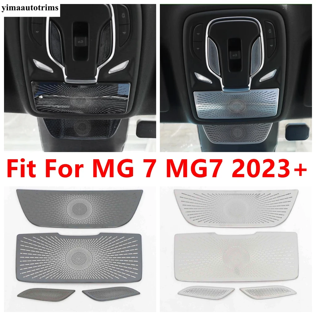 Roof Reading Lights Lamps Frame Panel Decoration Cover Trim Stainless Steel Accessories Interior Fit For MG 7 MG7 2023 2024 2025
Roof Reading Lights Lamps Frame Panel Decoration Cover Trim Stainless Steel Accessories Interior Fit For MG 7 MG7 2023 2024 2025
