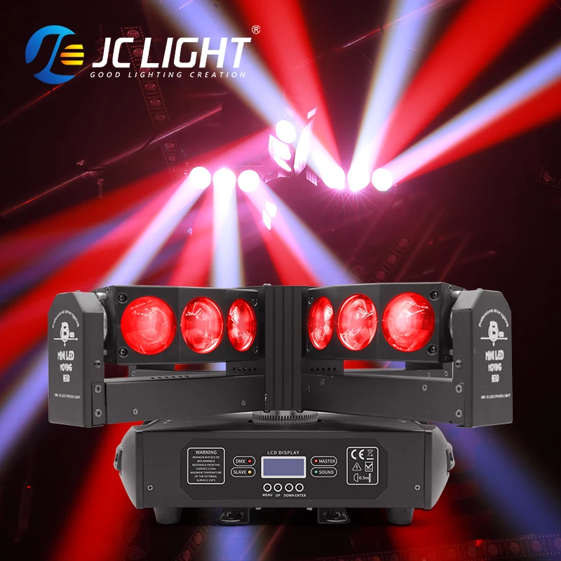 JC Light Cross Moving Head Dj Light Quality Dj Equipment Led 12pcs*10w Rgbw Dazzle Shadow Cross Disco Dj Stage Moving Light
JC Light Cross Moving Head Dj Light Quality Dj Equipment Led 12pcs*10w Rgbw Dazzle Shadow Cross Disco Dj Stage Moving Light