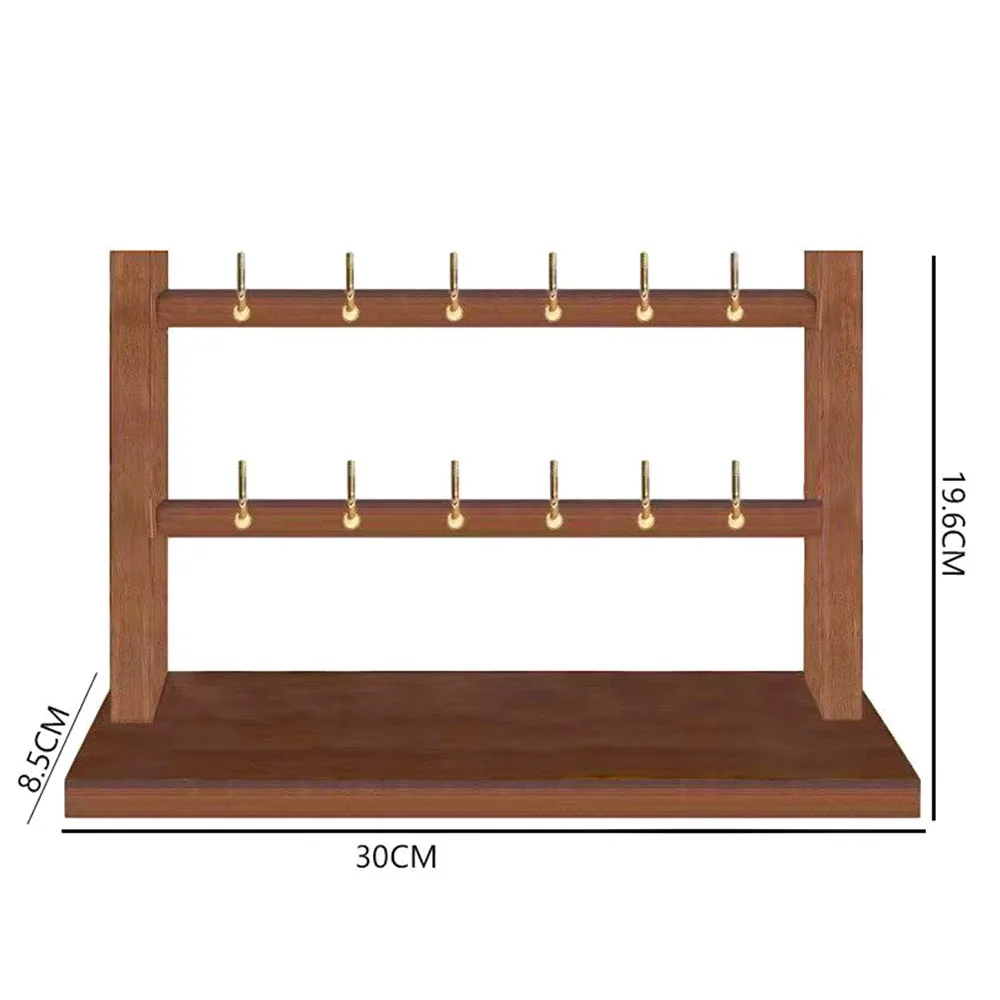 Wooden Bracelets Display Rack Jewelry Storage Spacious Necklace Holder Practical Aesthetic Bracelets Organizer for Trade Show
Wooden Bracelets Display Rack Jewelry Storage Spacious Necklace Holder Practical Aesthetic Bracelets Organizer for Trade Show