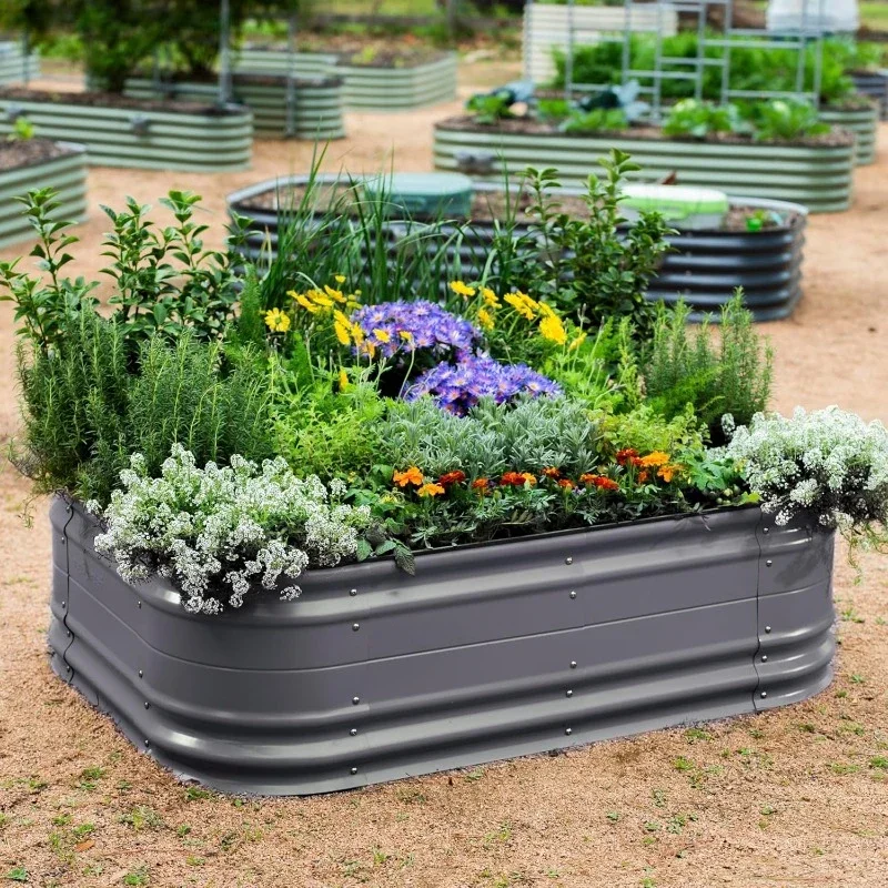 New arrivals New Modular Raised Garden Bed Kit Metal Planter Boxes with 2 in 1 Wrench and Magnetic Plant Labels for Vegetables,
New arrivals New Modular Raised Garden Bed Kit Metal Planter Boxes with 2 in 1 Wrench and Magnetic Plant Labels for Vegetables,