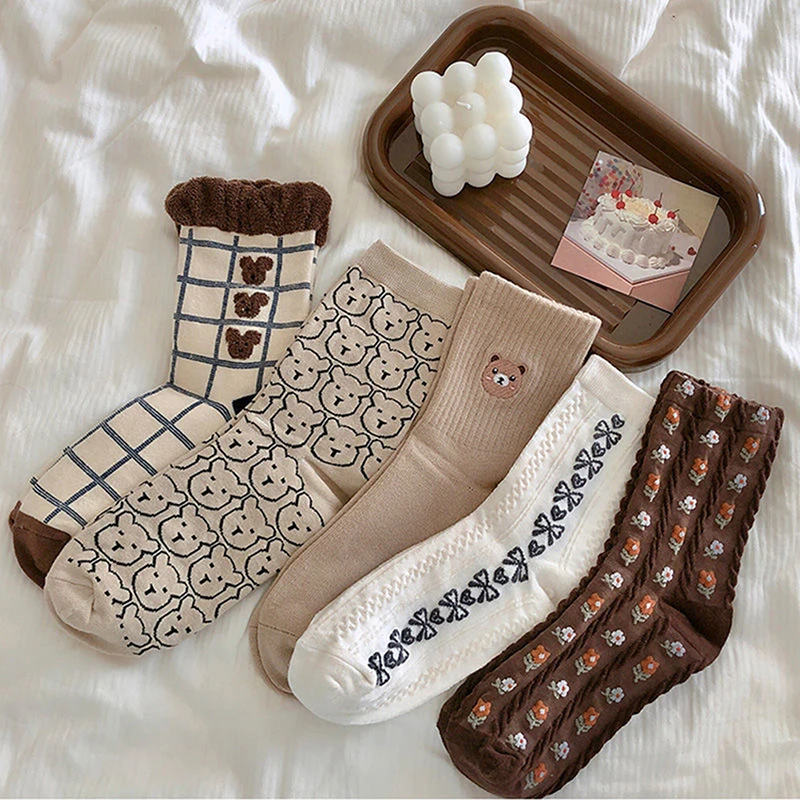 Cartoon cute socks animal print bear sport japanese fashion kawaii women cotton designer rhombus girl socks
Cartoon cute socks animal print bear sport japanese fashion kawaii women cotton designer rhombus girl socks