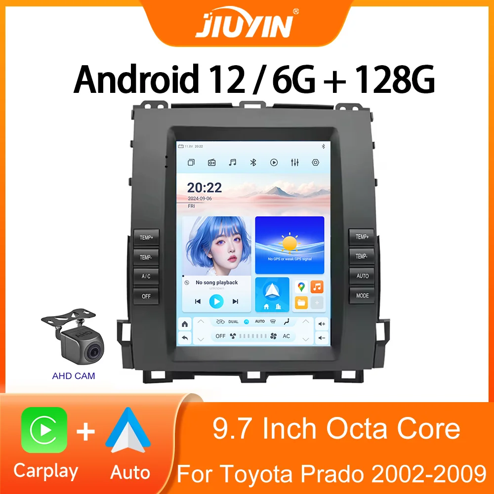 Android 12 Car Radio For Toyota Land Cruiser Prado 120 GX470 2002-2009 Multimedia Auto Stereo Carplay 9.7 Inch Auto Navigation
Android 12 Car Radio For Toyota Land Cruiser Prado 120 GX470 2002-2009 Multimedia Auto Stereo Carplay 9.7 Inch Auto Navigation