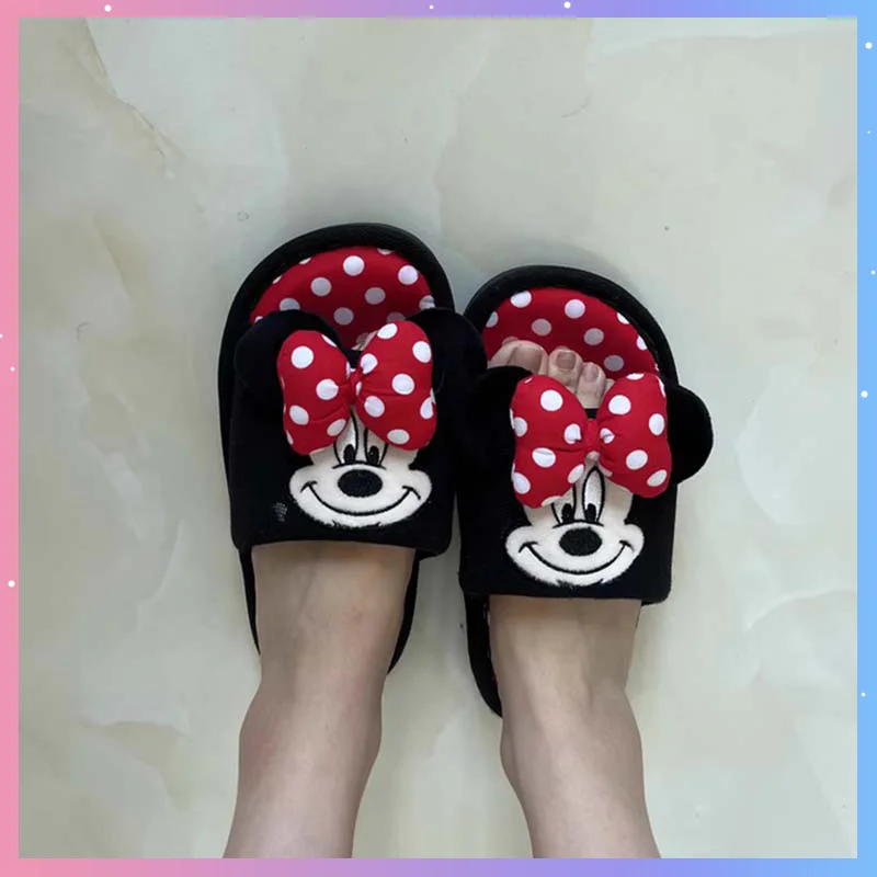 Mickey Figure Cotton Slippers Disney Cartoon Cute House Shoes Anime Women Men Anti-Slip Slippers Girl Kawaii Home Slippers Gift
Mickey Figure Cotton Slippers Disney Cartoon Cute House Shoes Anime Women Men Anti-Slip Slippers Girl Kawaii Home Slippers Gift