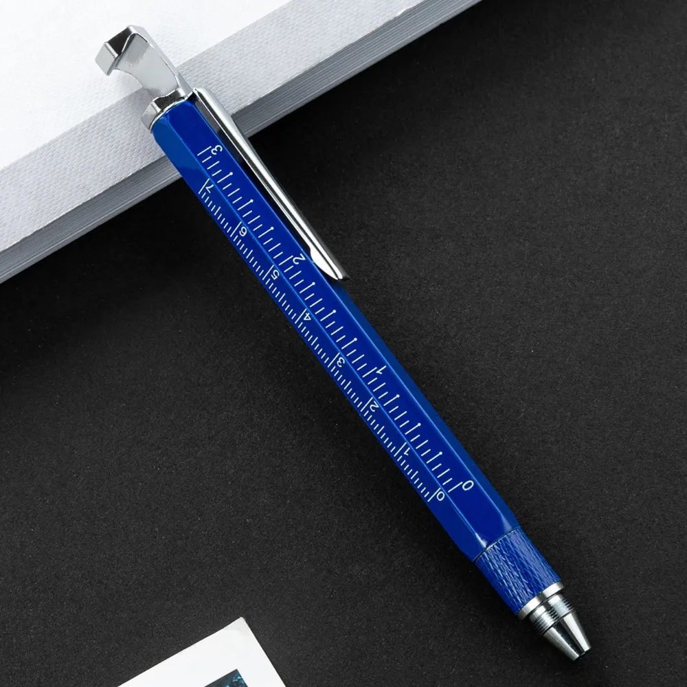 Multi Functional Metal Multi Tool Pen 7-in-1 With Bottle Opener Screwdriver Ruler Ballpoint Pen Woodworking Pen Outdoor Tool Pen
Multi Functional Metal Multi Tool Pen 7-in-1 With Bottle Opener Screwdriver Ruler Ballpoint Pen Woodworking Pen Outdoor Tool Pen