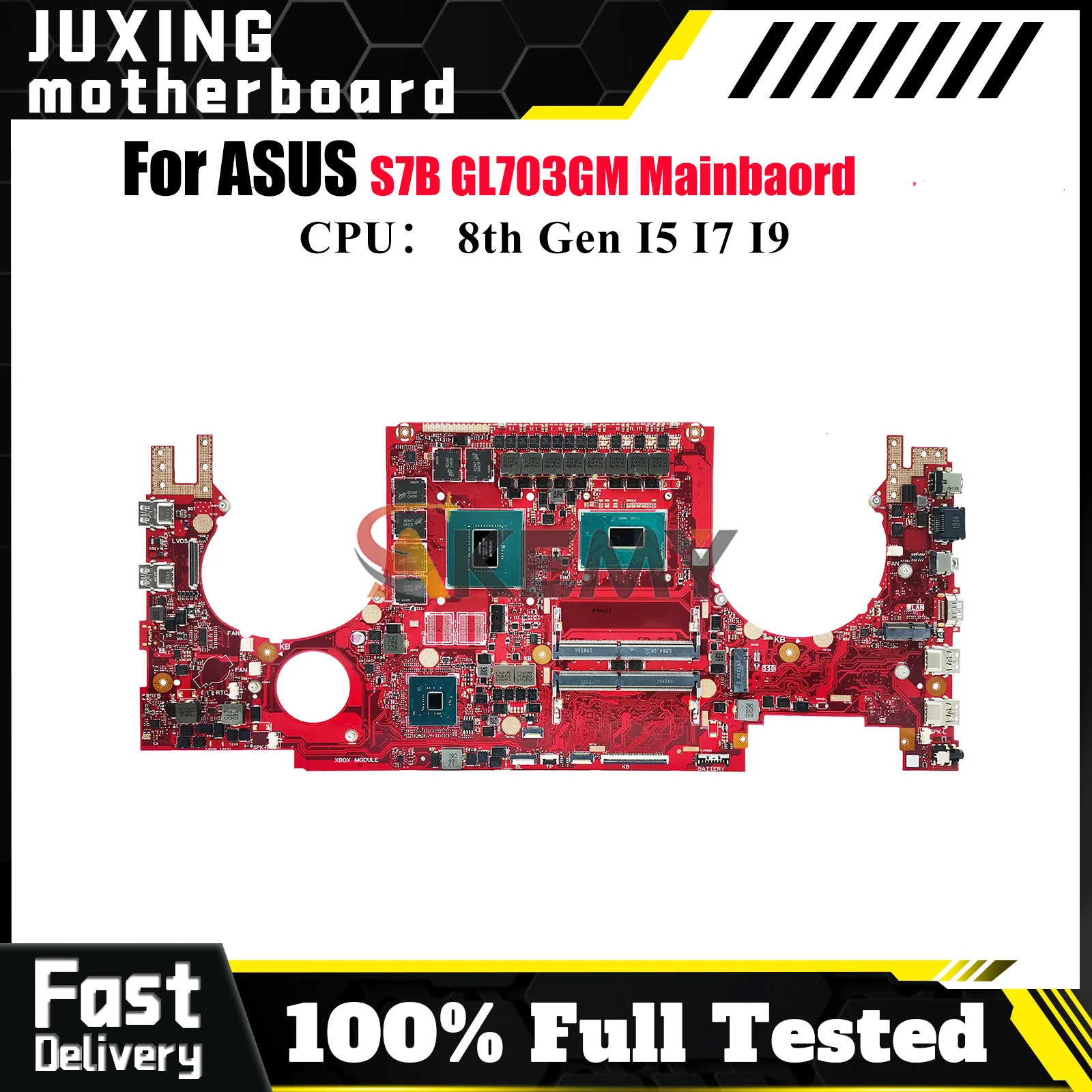 Материнская плата для ноутбука GL703GS для ASUS ROG Strix GL703G GL703GM S7B, материнская плата для ноутбука с процессором I5 I7 I9, 100% тестирование, ОК, быстрая доставка
Материнская плата для ноутбука GL703GS для ASUS ROG Strix GL703G GL703GM S7B, материнская плата для ноутбука с процессором I5 I7 I9, 100% тестирование, ОК, быстрая доставка