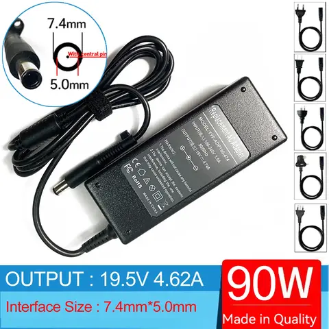 19V HP 90W Laptop Ac adaptör şarj için HP HP 4425s 4430s 4440s 4441s 4510s 4520s 4530s 4535s 4540s 4545s 4710s 4720s
