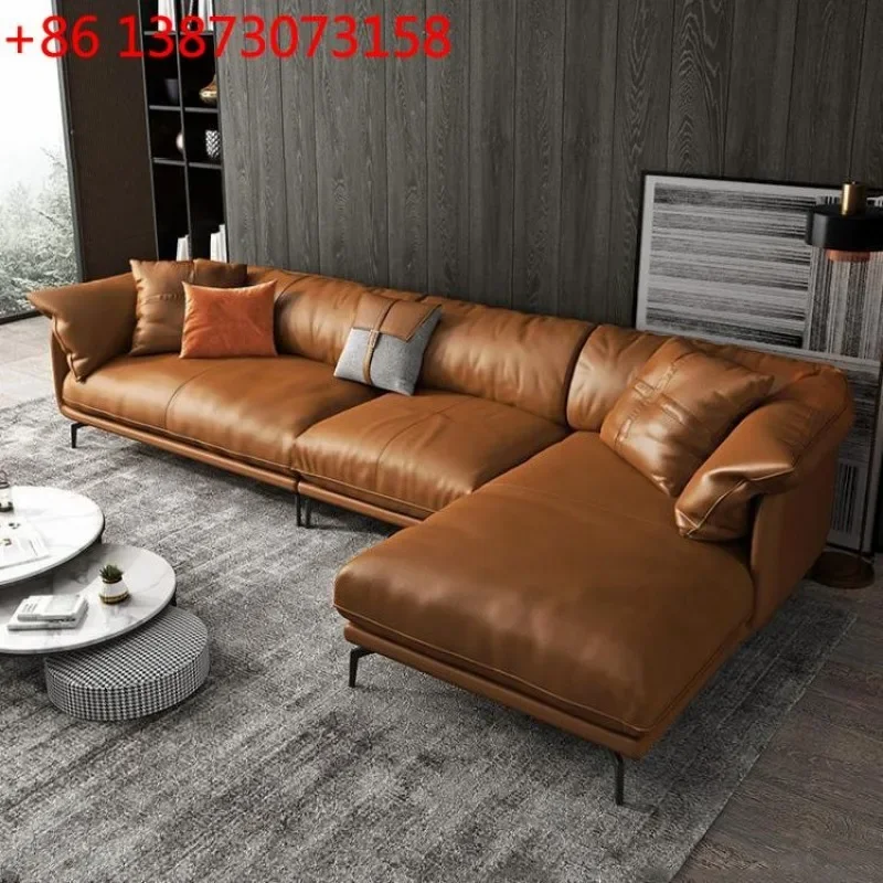 Italian minimalist leather super soft down living room light luxury retro concubine nappa top sofa
Italian minimalist leather super soft down living room light luxury retro concubine nappa top sofa