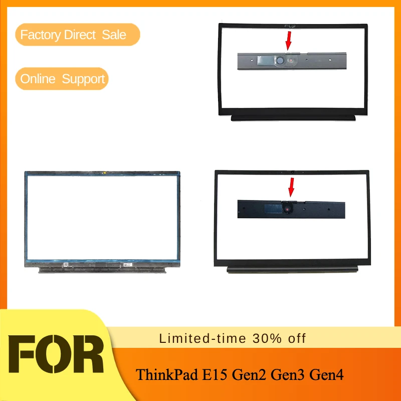LCD Back Cover Front Bezel For ThinkPad E15 Gen2 Gen3 Gen4, PN:5B30S73482 5B30S73483
LCD Back Cover Front Bezel For ThinkPad E15 Gen2 Gen3 Gen4, PN:5B30S73482 5B30S73483